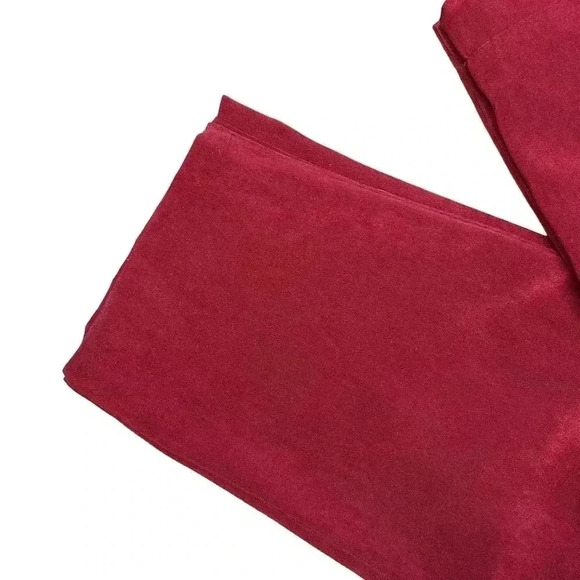 Talbots Brushed Stretch Flannel Trousers Pants Burgundy VTG Sz. 4 NWT - Picture 7 of 10